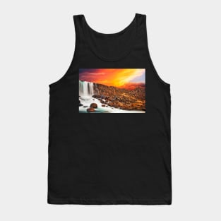 Glowing Axe Falls Tank Top